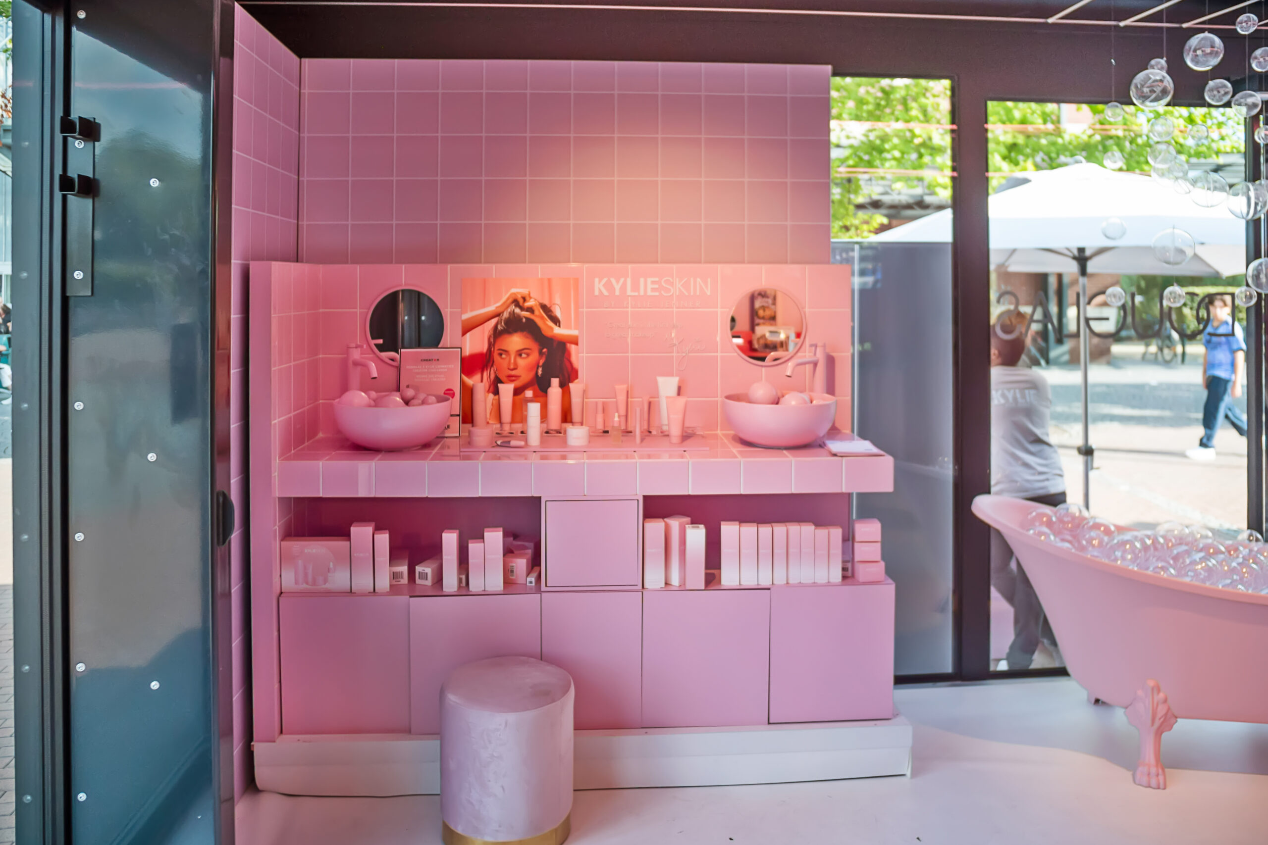 Kylie Jenner's Cosmetics and Merch Pop-Up Opens at Westfield