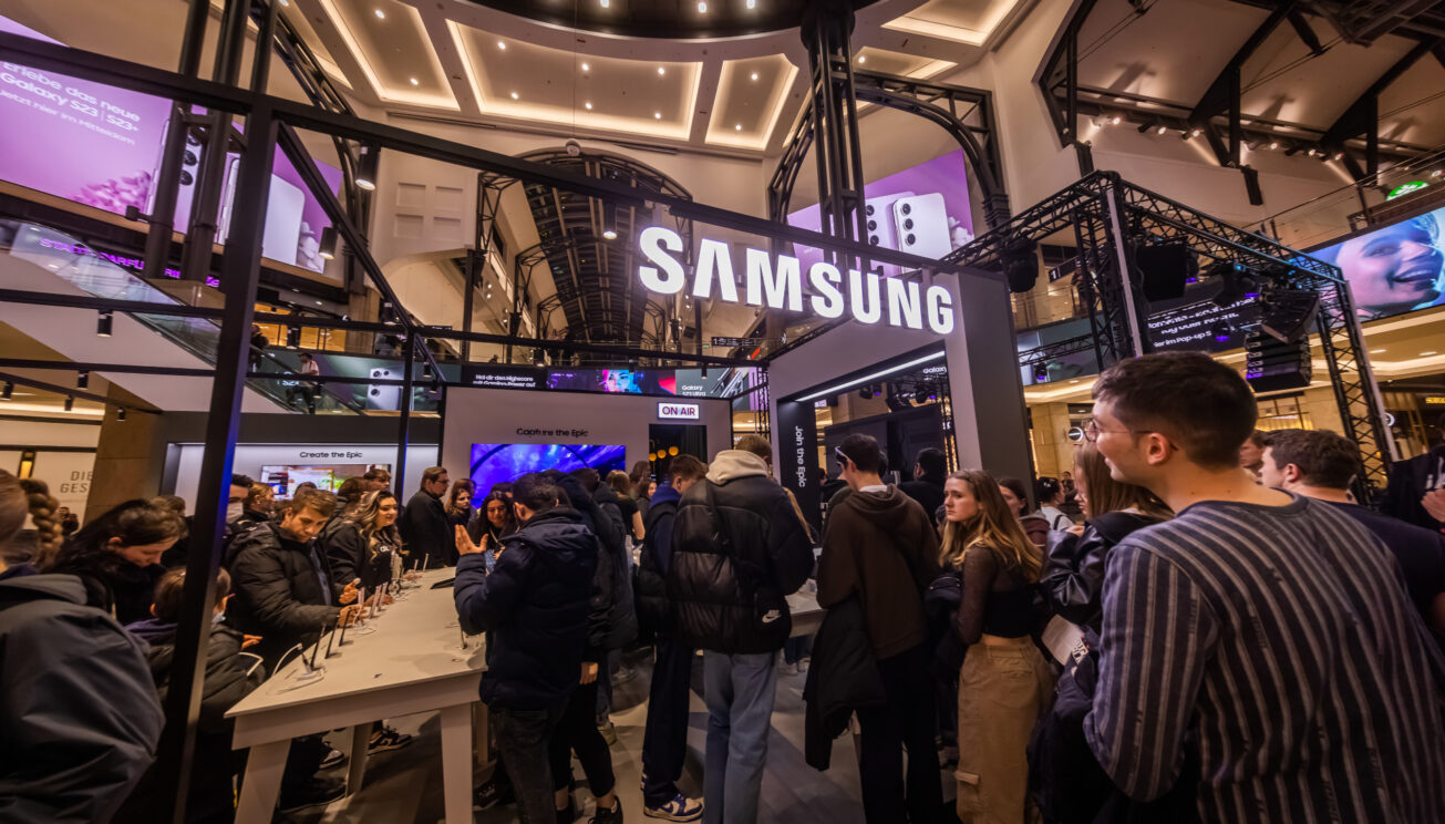 Showtime mit Samsung im Westfield Centro
