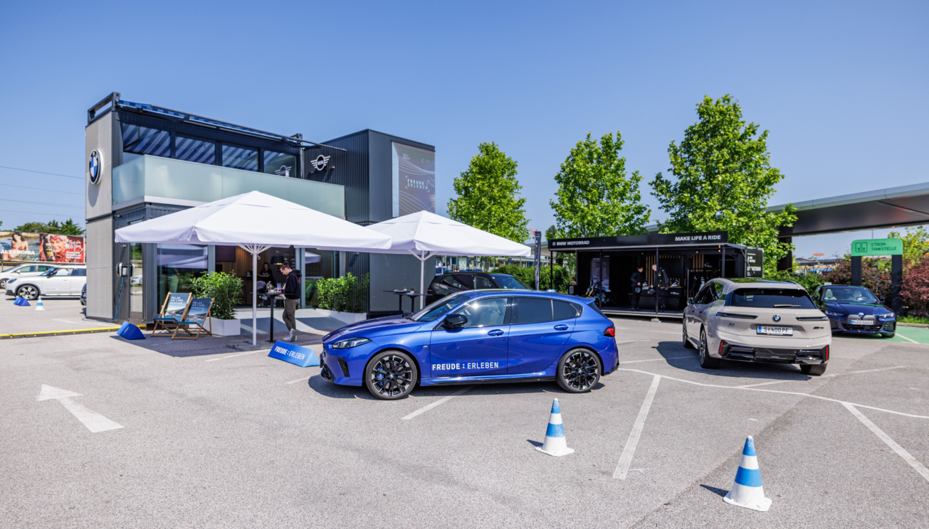 BMW begeistert Wien mit futuristischem Cube
